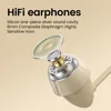 Type-C/3.5mm Earphones Wired Soft Silicone Sleep Headphones With Mic Handsfree  Headset In-Ear HIFI Earbuds For Mobile Phones 5