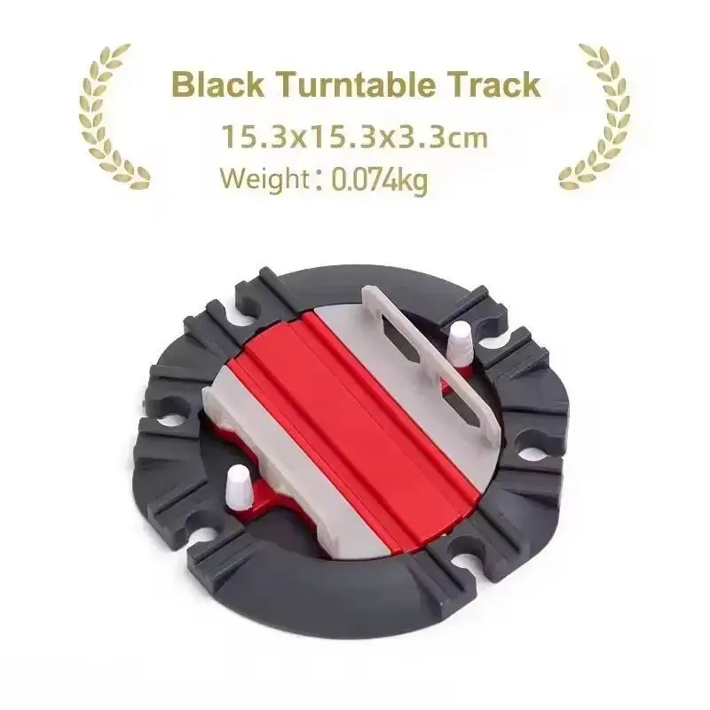 Wooden Train Track Accessories: Plastic Highway Bridge for Children's Railway Toys