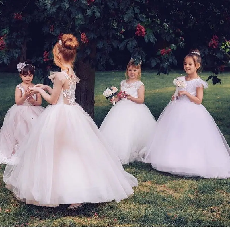 Flower Girl Dresses Kids Wedding Guest Evening Party flower girl dresses
