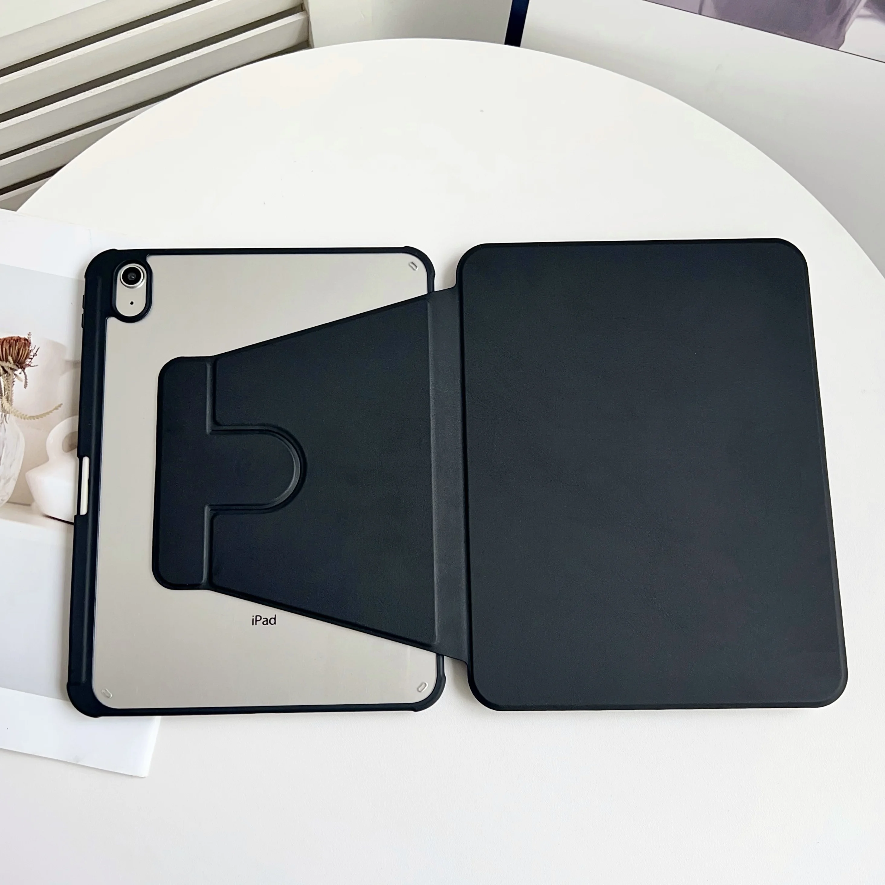 360° Rotating Acrylic Tablet Protective Case