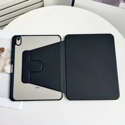 360° Rotating Acrylic Tablet Protective Case - iPad Air 3 10.5 2019 (Black)
