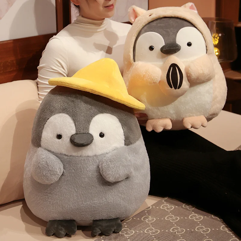 Peluche Pinguino Kawaii: Un Amico Morbido E Coccoloso Da 45 Cm! Scegli Tra Tanti Stili: Maschio, Femmina O I Simpaticissimi Anguria, Banana E Carota. Perfetto Per Tutte Le Età.