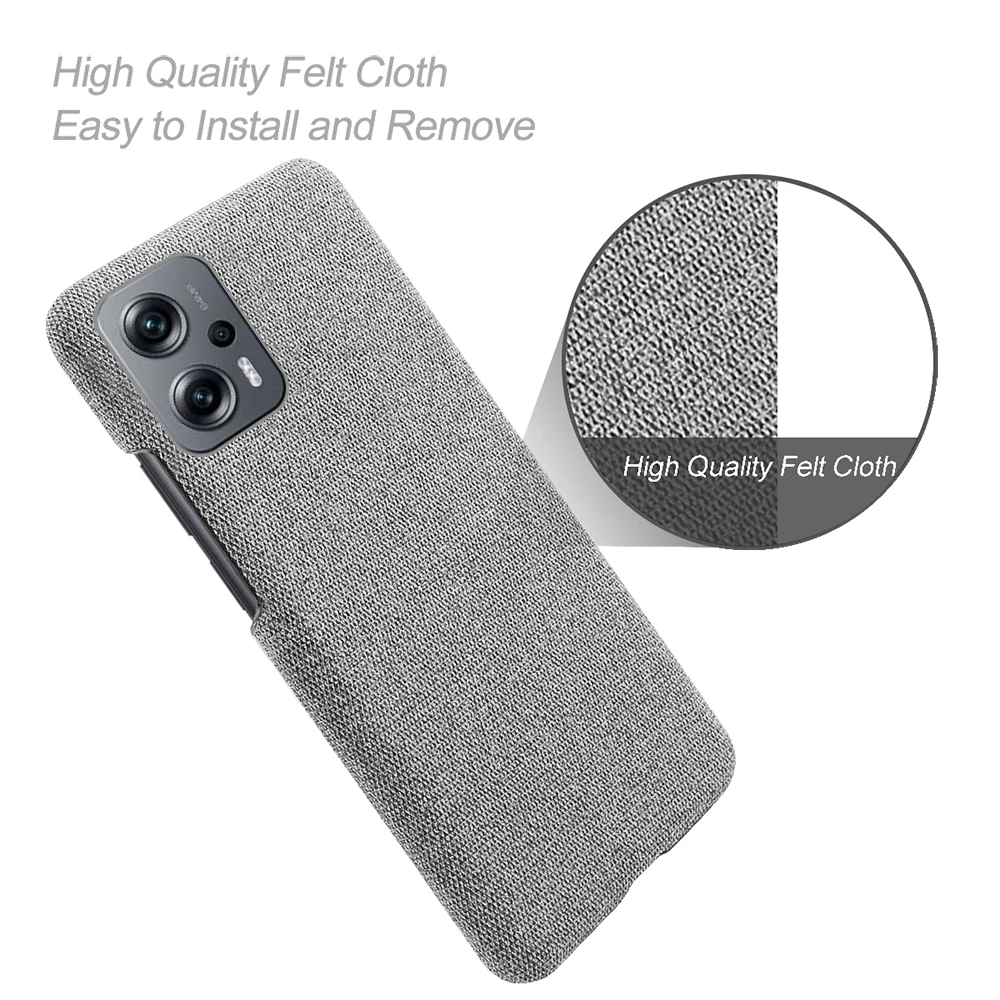 Poco X4 Gt Per Xiaomi Poco X4 Gt 5G Custodia Xiaomi Poco X4 Gt X4 Pro Nfc Luxury Febric Antiscivolo Cover Poco X4 Gt Funda Pocox4 Gt