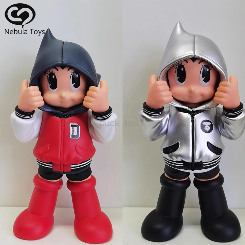 

26cm Astro Boy Mighty Atom Large Figure Tetsuwan Hooded Atom Anime Action Figures Soft Adhesive Collection Toys Holiday Gifts