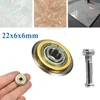 22*6*6mm Bearing Cutter Wheel Tungsten Carbide Tile Ceramic Glass Cutter Blade Wheel Steel Bricks Linear/angle Cutting Tool Edge 6