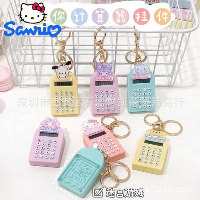 Chaveiro Mini Calculadora + Joguinho Cinnamoroll Sanrio - Choily