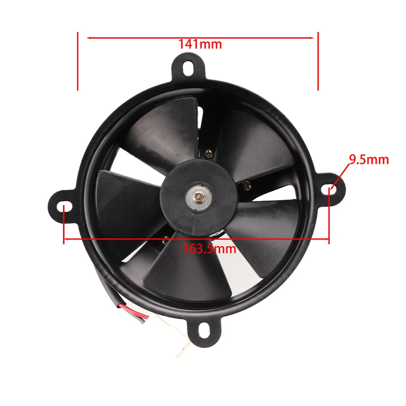 12V Cooling Fan Oil Cooler Engine Electric Radiator Fit For 150cc-250cc ATV Quad Go Kart Dirt Pit Bike Motorcycle Accessories