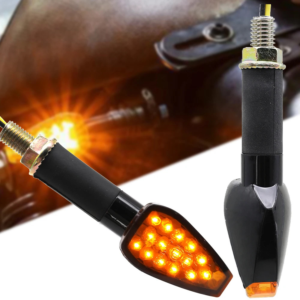Universal motorcycle Flashing Turn Signal Light 12 LED