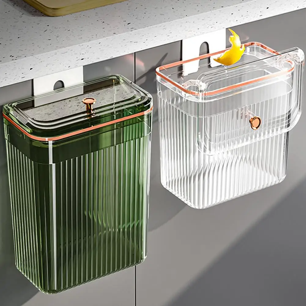 GONICVIN Pattumiera Sospesa Con Coperchio, 7 L, In Plastica, Da