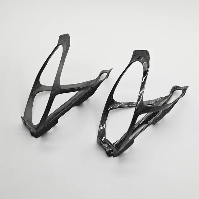 Bike Water Bottle Holder Black Portable Ultralight Race Lite Full Carbon Fiber Water Bottle Cage Retainer Accessories 4