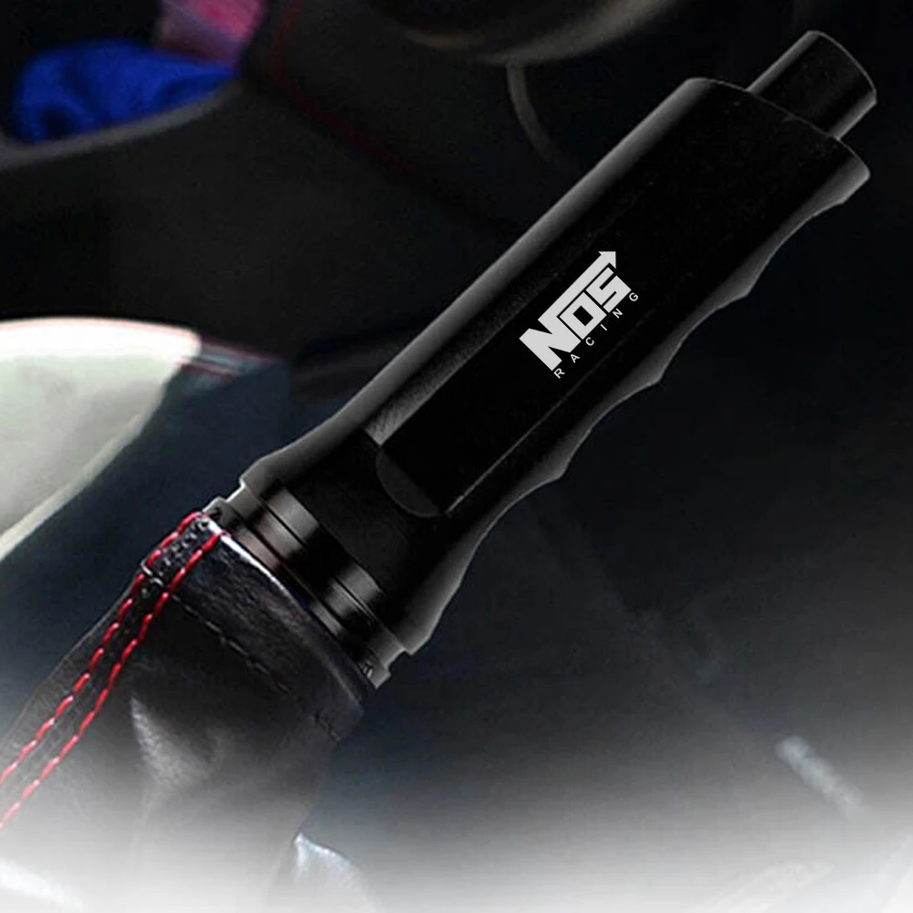 JDM Car Racing NOS Style Aluminium Hand Brake Sleeve Anti-Slip Decoration Handbrake Handle Protector Cover