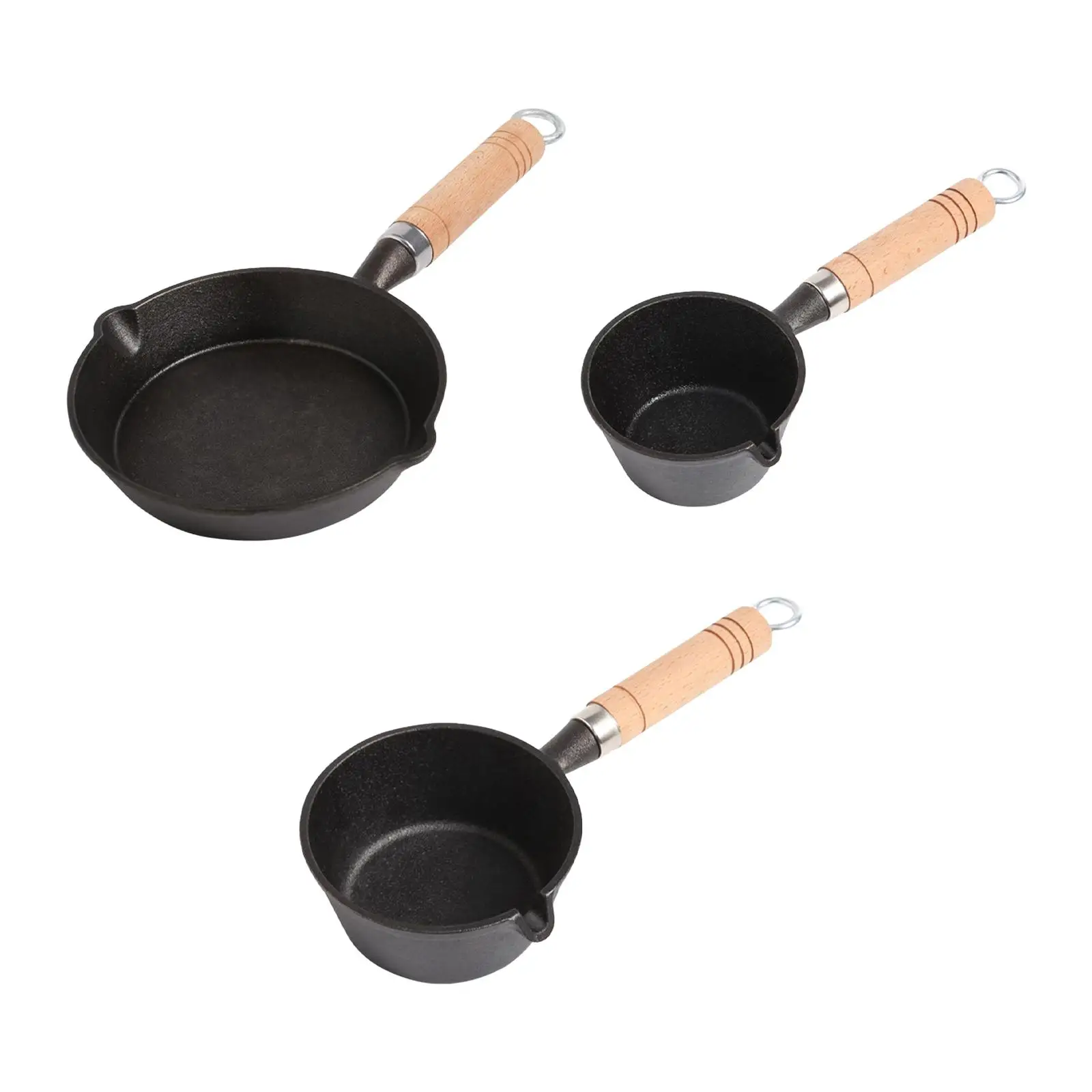 Mini Cast Iron Skillet Pan Small Omelette Pan Cooking Pan Durable for