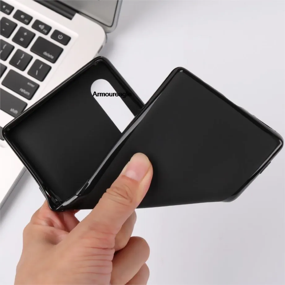 Guard On For Lg Custodie Per Telefoni In Velluto Simple Soft Solid Black Tpu Pudding Cove Per Cover Posteriore Del Telefono Custodia Protettiva Saver