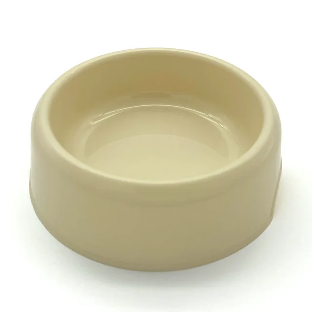 Solid Color Pet Bowls Candy-Colored Lightweight Plastic Single Bowl Small Dog Cat Pet Bowl Pet Feeding Water Bowl 4