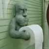 Easter Island Moai Tissue Holder Wall Mounted Resin Statue Toilet Paper Holder Moai Statue Bathroom Tissue Holder 4