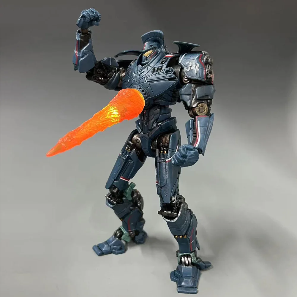 Pacific Rim Deluxe Light Edition Gipsy Danger Action Figure Limited Movable Obsidian Fury Mecha Model Children Birthday Gift