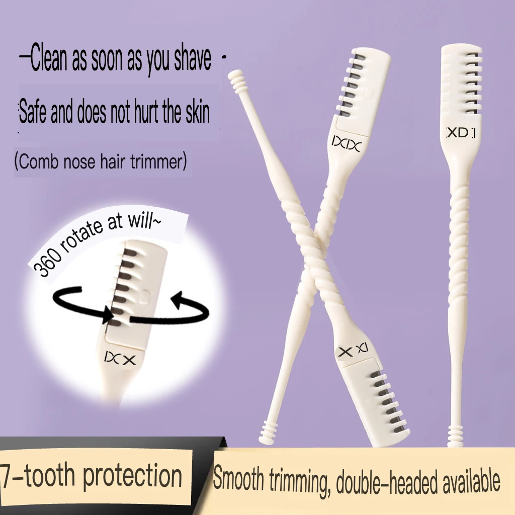XIXI Comb Nose Hair Trimmer Beginners Start Scratch Prevention Easy Beginners Special Safety Tool
