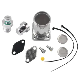 Broyear Universal Car Cooler Thermostat Bungs Adapter (Full kit silver plug)