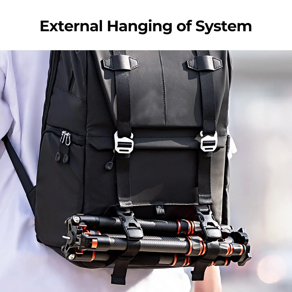 Sac photo Oxford grande capacité noir étanche pour appareil drone PC 15.6"