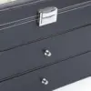 PU Leather Sunglasses Display Box Glass Window Jewelry Organizer for Glasses Rings Necklaces 3