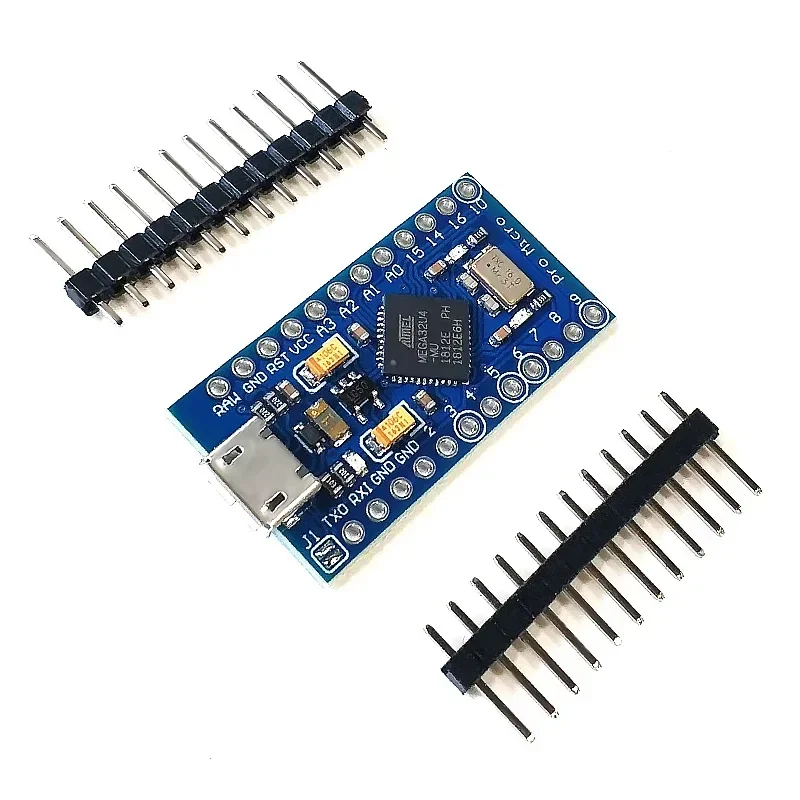 Pro Micro ATmega32U4 5V 16MHz Replace ATmega32 For Arduino TYPE-C 2 Row Pin Header For Leonardo Mini Usb Pro development board
