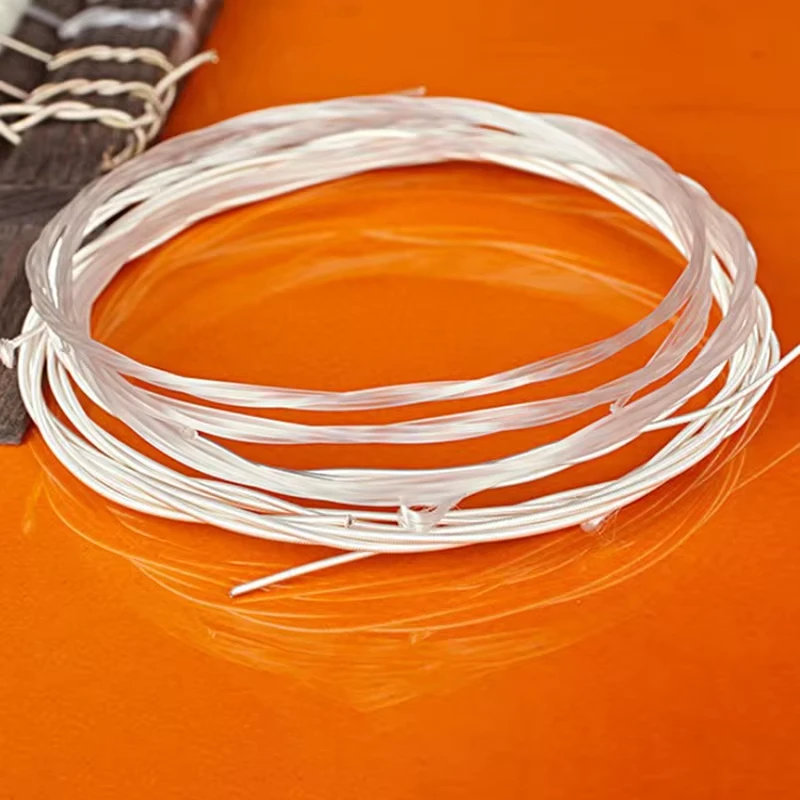 Nylon String Set for Classical Guitar Set of 6 pieces silver color classical guitar strings
