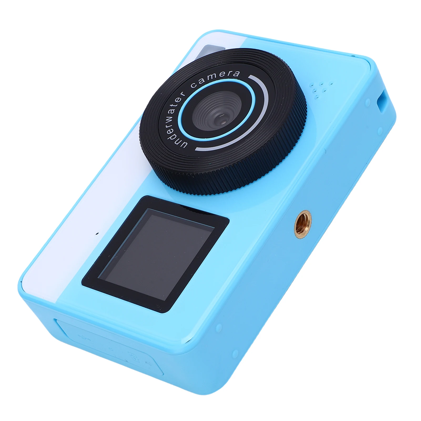 4K Digital Camera 48MP 3 Meter IP68 Water Proof 18X Zoom Vlog Camera with Front Rear Dual Screens for Teens Beginners CCD Camera