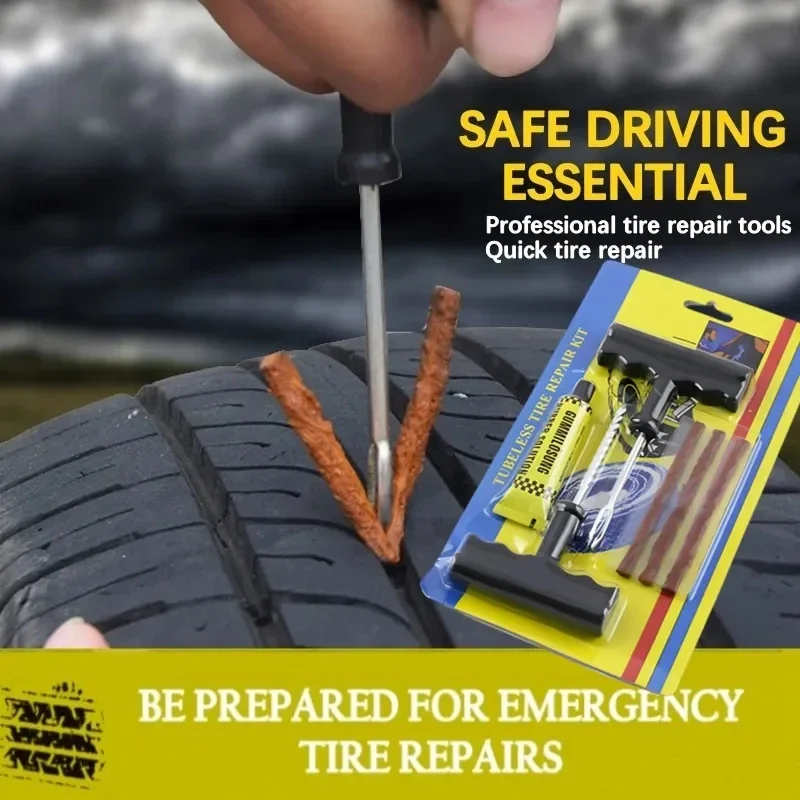 Tires Puncture Repair Kit Car Tire Repair Kit Foreskin Glue