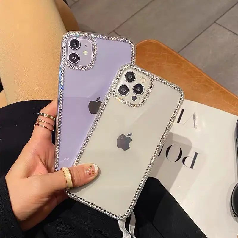 Bling Phone Case Samsung Galaxy S23 Ultra S22 S21 S24 S21 FE S10 S9 S8 Plus 3D Rhinestone Galaxy Telefon Fundas