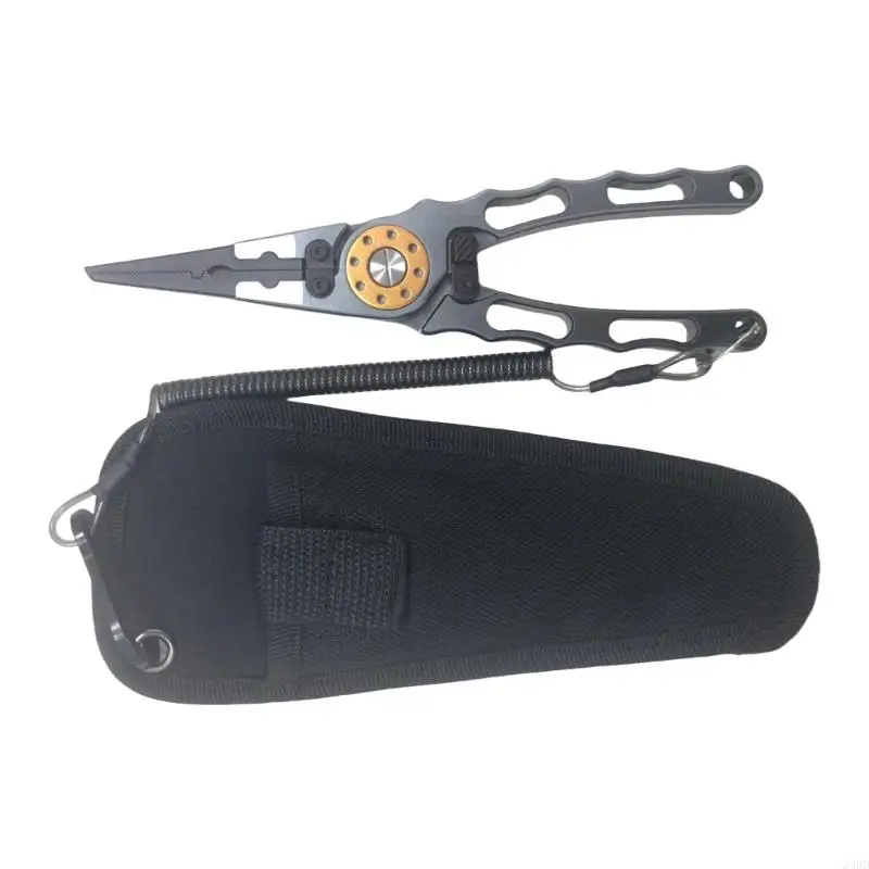Description Picture 3 of itemVersatiles Fishing Pliers Durability Stainless Steel Ergonomic Fishing Pliers for Professional Anglers 24BD