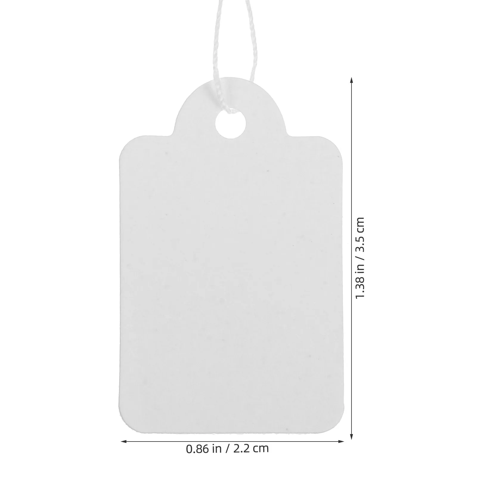 200개 두꺼운 종이 가격표(끈 포함) - 보석상, 차고 판매, 공예품, 소매점 진열 라벨용