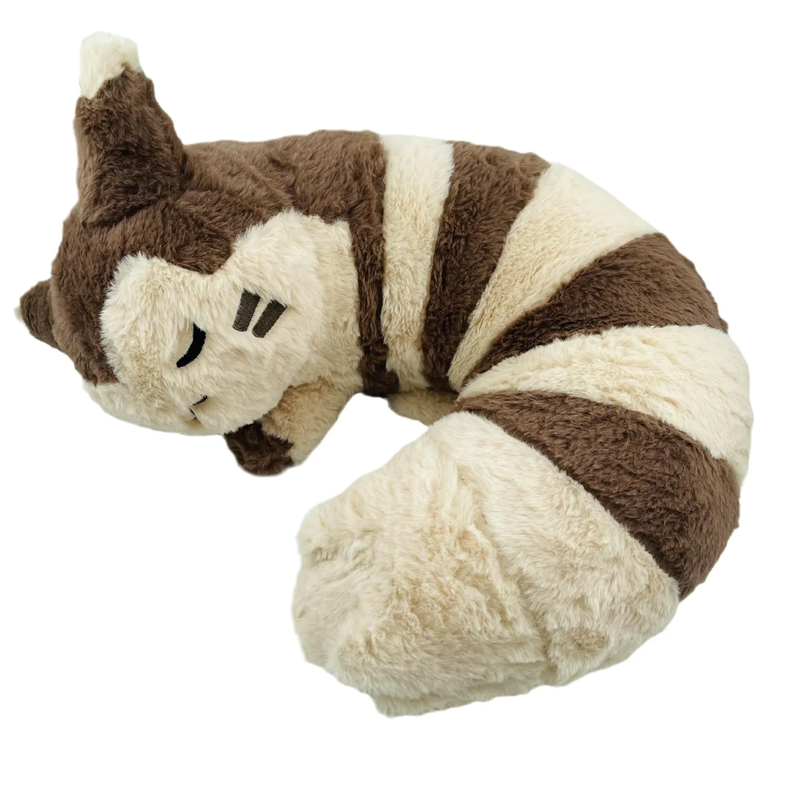 45cm Großes Niedliches Furret Plüschtier Nackenkissen Weiches Kuschelkissen Weiche Stoffpuppe Schlaf-Langkörperkissen Schlafzimmer-Deko Geschenke – Detail 5