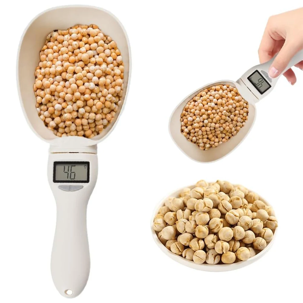 Electronic Measuring Spoon Digital Measuring Spoon 800g/1g Measuring Weighing Electronic Spoon Scale High Precision Kitchen Daily Meals Dog Cat Food