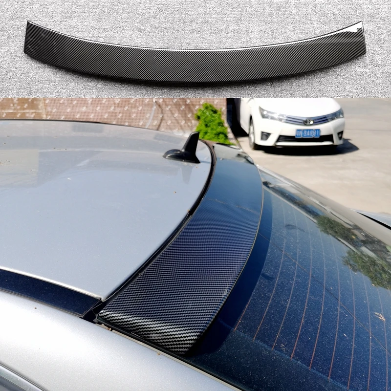For Mercedes Benz W204 Roof Spoiler 2008-2014 C-Class C180 C200L C63 Spoiler High Quality Abs Car Rear Wing Roof Spoiler