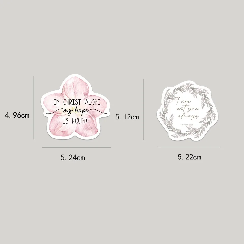 50 Pezzi Gesù Frase Cristiani Religione Bibbia Adesivi Laptop Fai - Foto 6