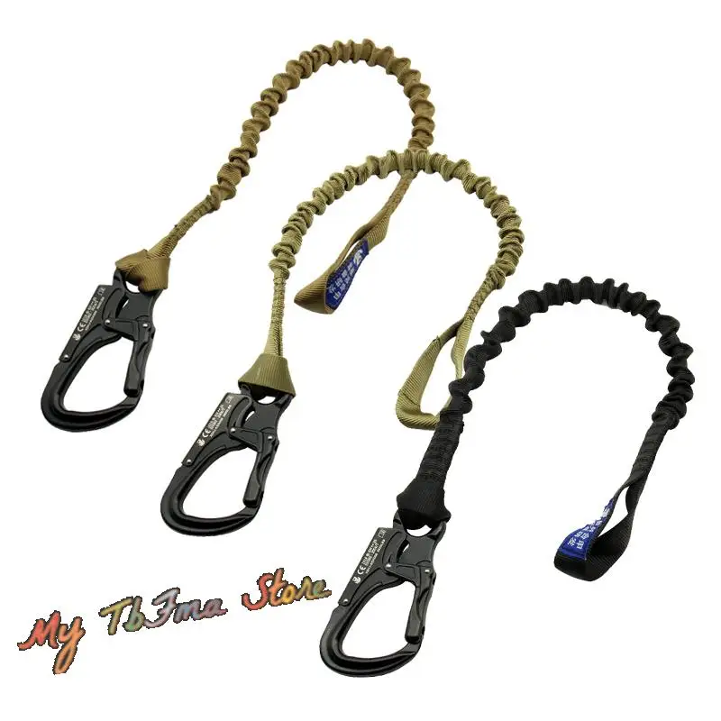 Airborne Catch Seal Quick Release Elastic Safety Rope Frog Double End  Draping Buckle Type Functional version load-bearing 25KN