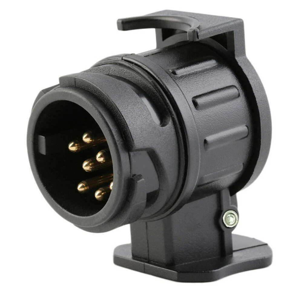 

Durable 13 To 7 Pin Plug Adapter Trailer Connector 12V Towbar Towing Waterproof Plugs Socket Adapter Protect Connections