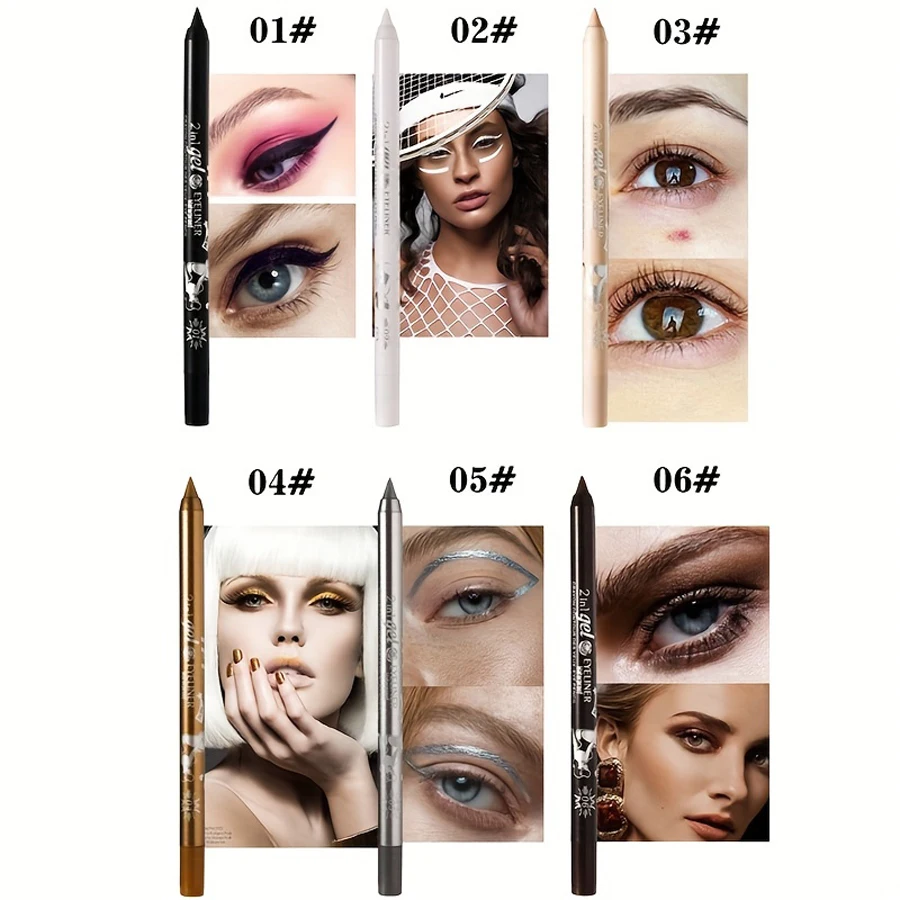 Wasserfester Langanhaltender Eyeliner Und Lipliner Gelstift_voghion.com