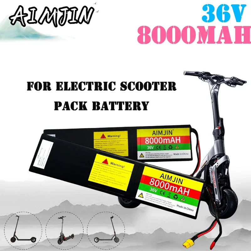 

36V Electric Bike Battery Pack 10S3P XT60+JST interface For 8000mAh Electric Scooter Pack Battery