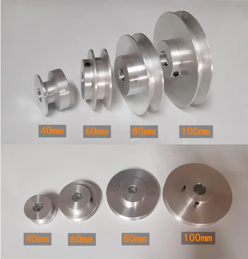 40mm 60mm 80mm V-belt Pulley Single Groove A- type V-belt Pulley High Quality 1PC belt pulley