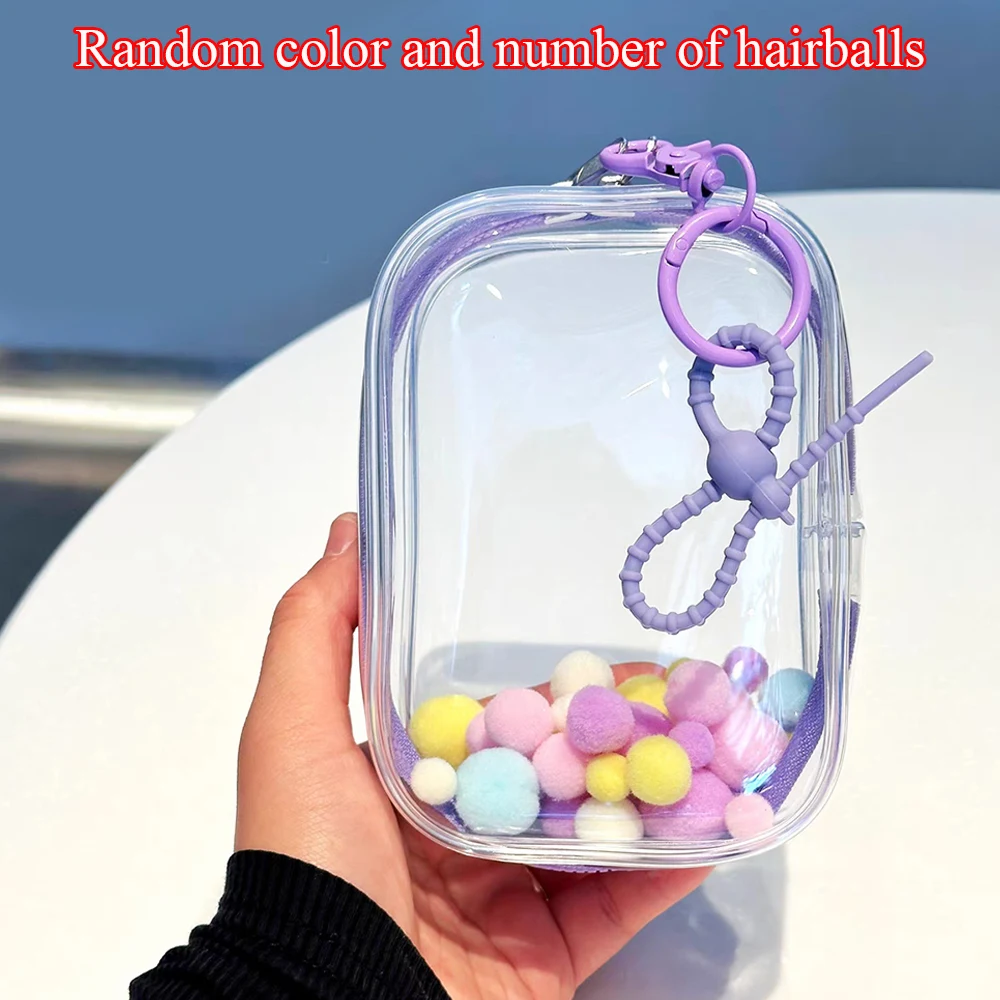 Étui De Protection En Acrylique, Boîte De Rangement Transparente Pour Labubu V1 V2, Sac De Poupée épais Amélioré, Sacs Porte-clés