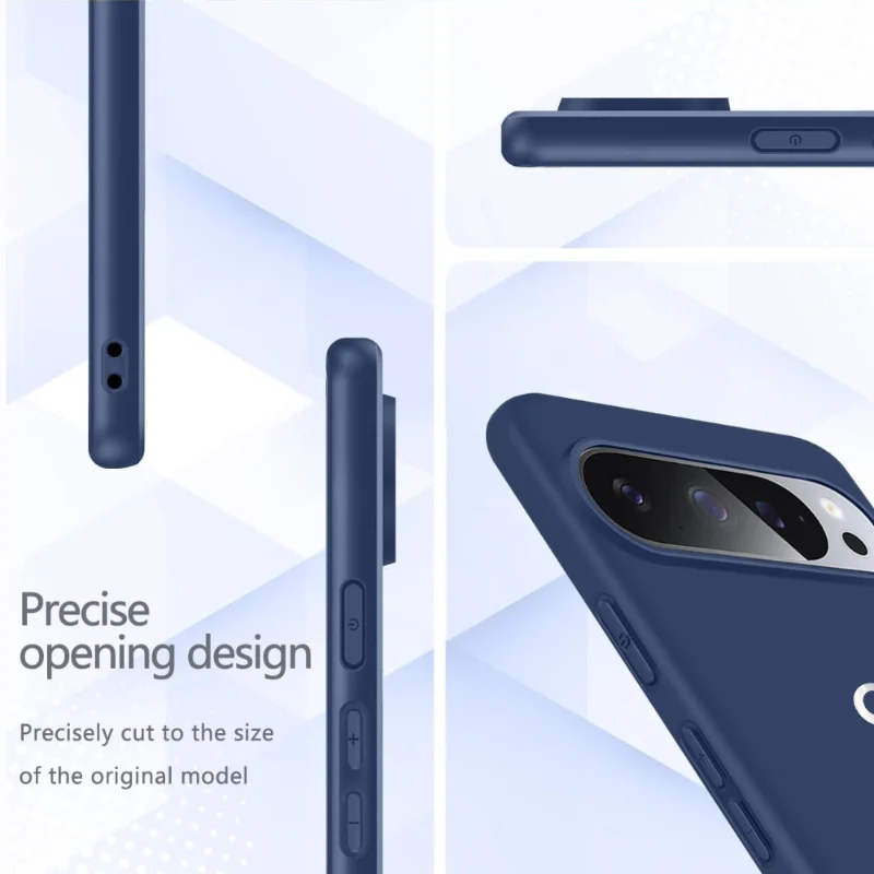 Premium Liquid Silicone Protective Phone Case with Raised Lens Guard and Anti-Drop Design