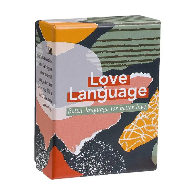 

Настольная игра с надписью «Love Language», 150, вопросы о разговоре для пары, соединение с партнером, дата, ночное отношение