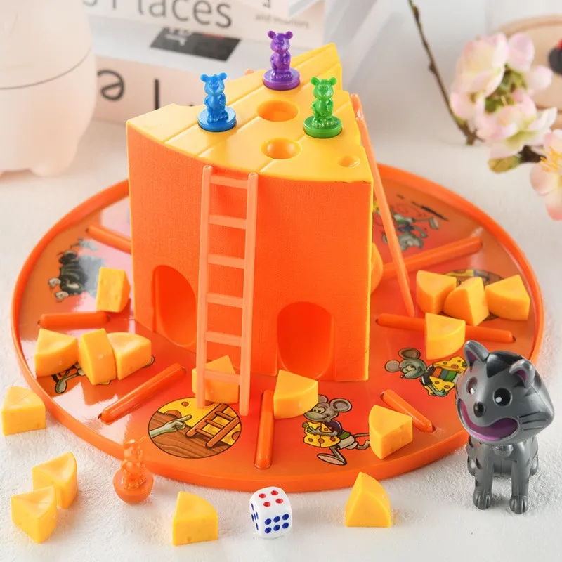 Cat and Mouse- Cake Cheese Board Game Parent-Child Interactive Toys for Kids Boys and Girls Entertainment party game toy for kid 5