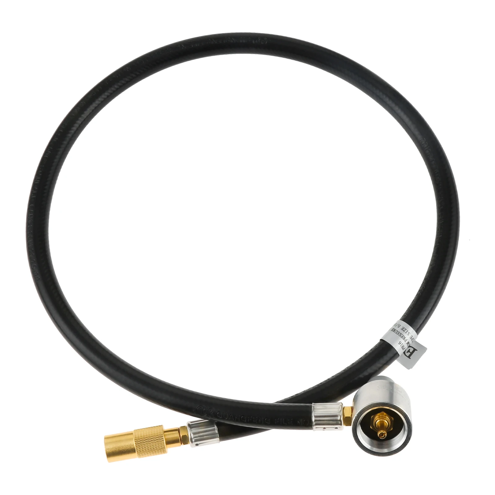 12 PSI Pressure Regulator with 3 Feet Propane Hose Adapter Connect 1LB