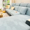 Sofa Seat Cushion Cover for Living Room Jacquard Thicken Stretch Removable Washable Sofa Cover Pets Kids Furniture Protector 5