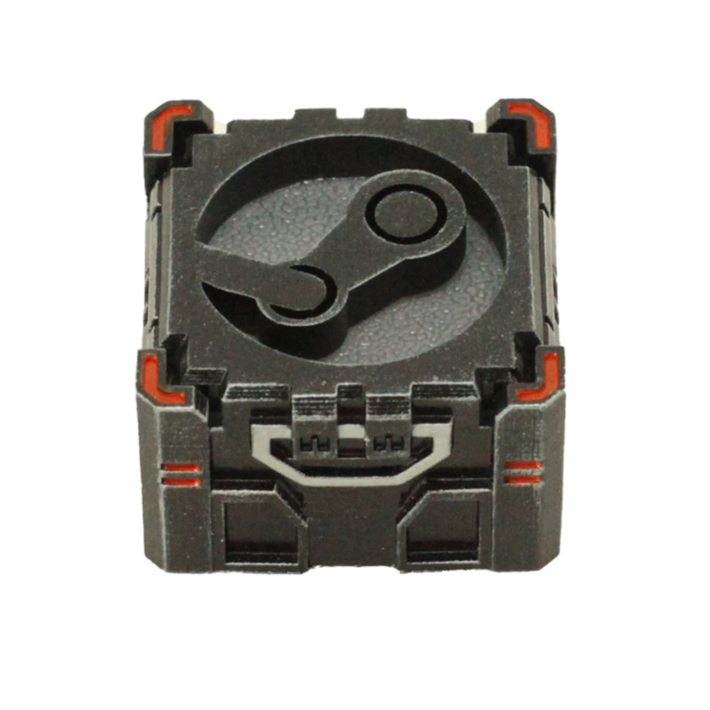 Tampa Chave Teclados Mecânicos Keycap Personalidade Modelagem Vapor Luz Transmissão Resina Cereja mx Axis Keycaps r4 Altura - Imagem 3