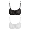 50Pcs Women Disposable Bras Elastic Strap Spa Top Underwear Non-woven Brassieres 1