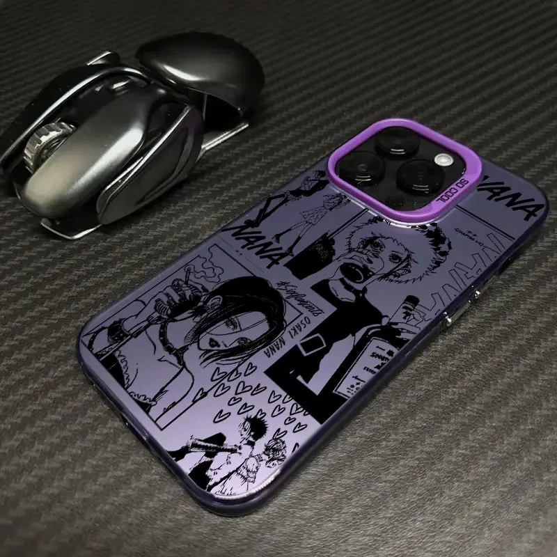 Japanese Anime NANA Coque For Apple iPhone 16e 16 14 15 13 11 Pro Max Case 15 Plus 12 13 Mini 16e Shockproof Phone Cover Nanas