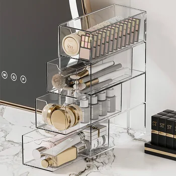 Clear Jewelry & Earring Storage Box 1